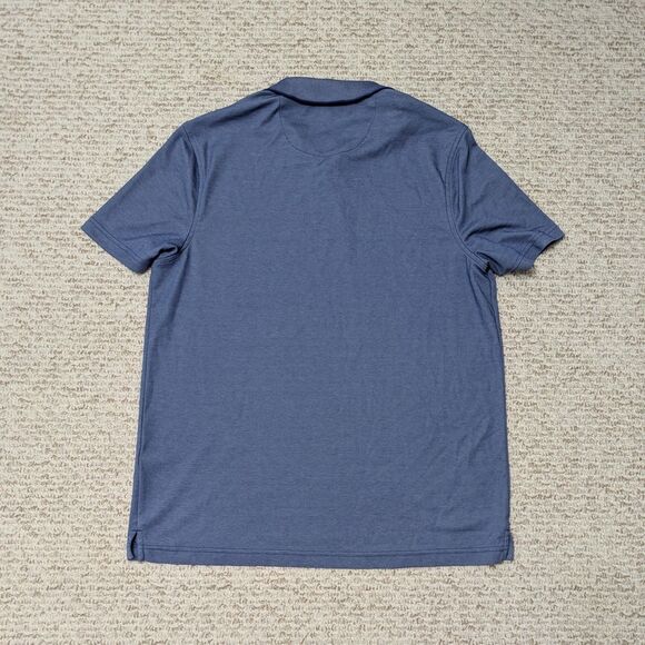 Tasso Elba Mens Sz L Supima Cotton Blend Polo Shirt Classic Basic Minimal Casual - Picture 2 of 3